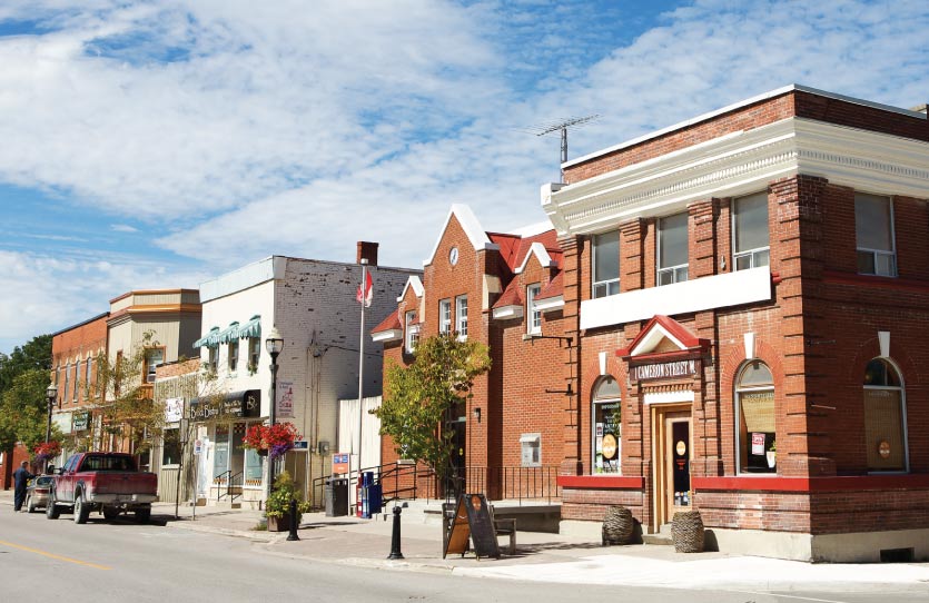 Charming buildings in Downtown Cannington