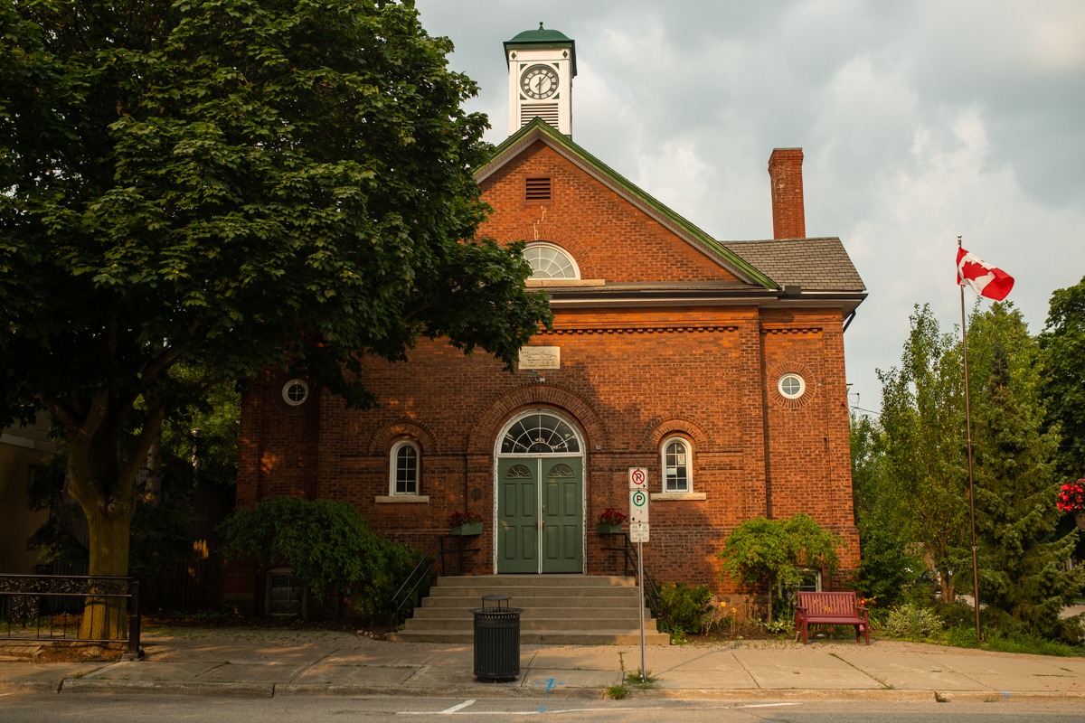 Exterior photo of Orono Town Hall Photo by Shay Conroy